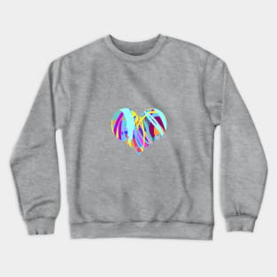 Colorful heart Crewneck Sweatshirt